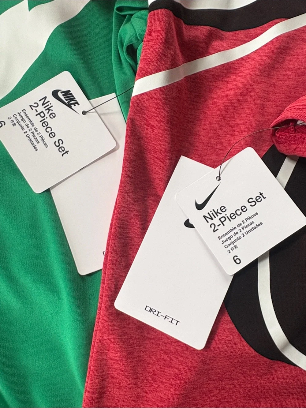 Nike Kids Boys bundle lot logo tshirt shorts set size 6 NWT - Picture 2 of 3
